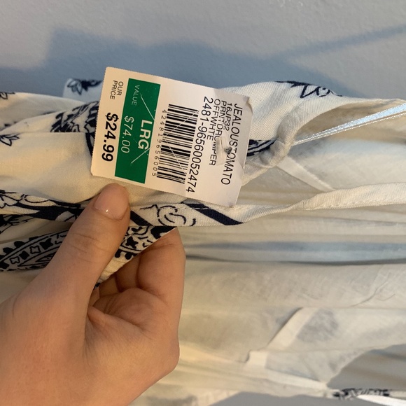 BRAND NEW CUTE JEALOUS TOMATO HALTER ROMPER - Picture 5 of 5